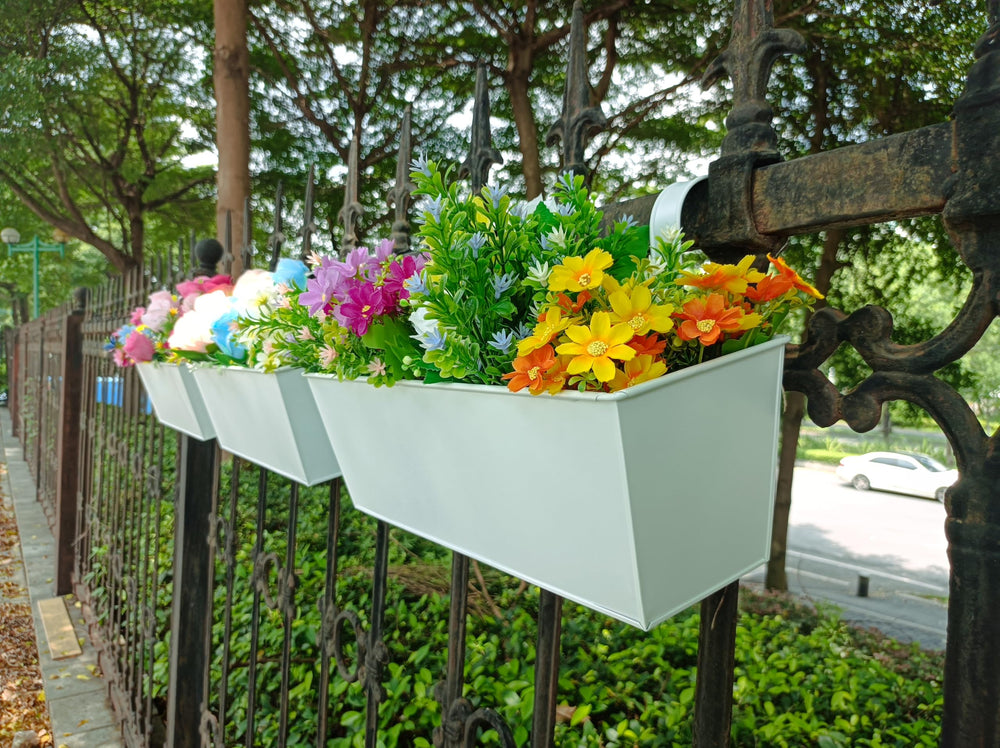 JFMAMJ planter next to ruler for scale, confirms the 16-inch sizing