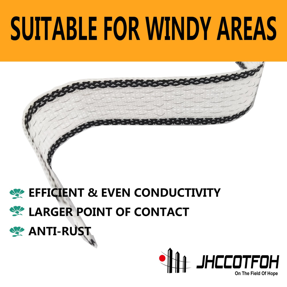 JHCCOTFOH polytape in use across paddock providing visible animal barrier