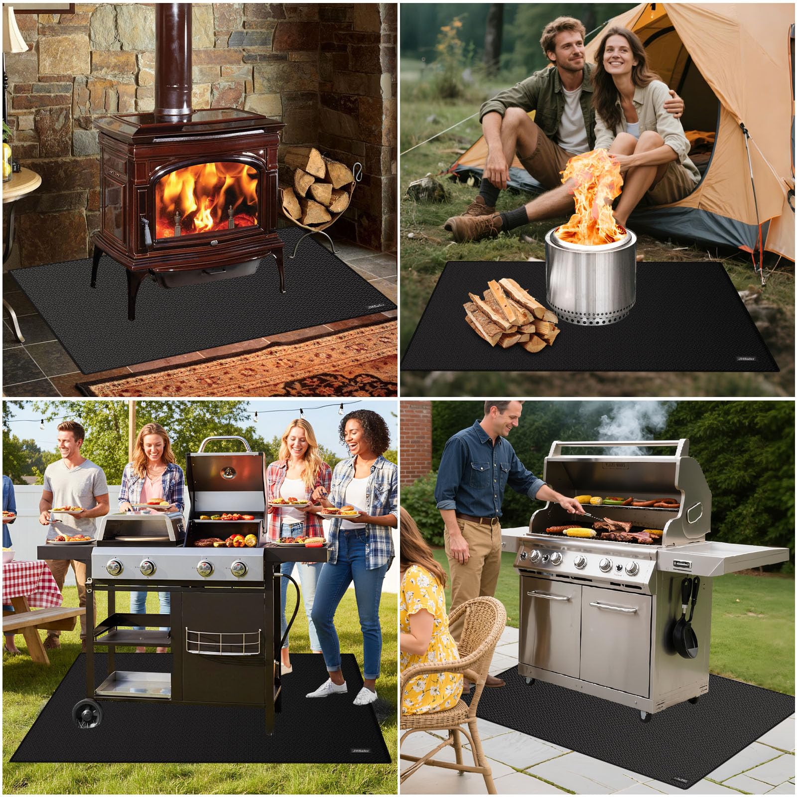 JHSafer lifestyle backyard barbecue saving cleanup time