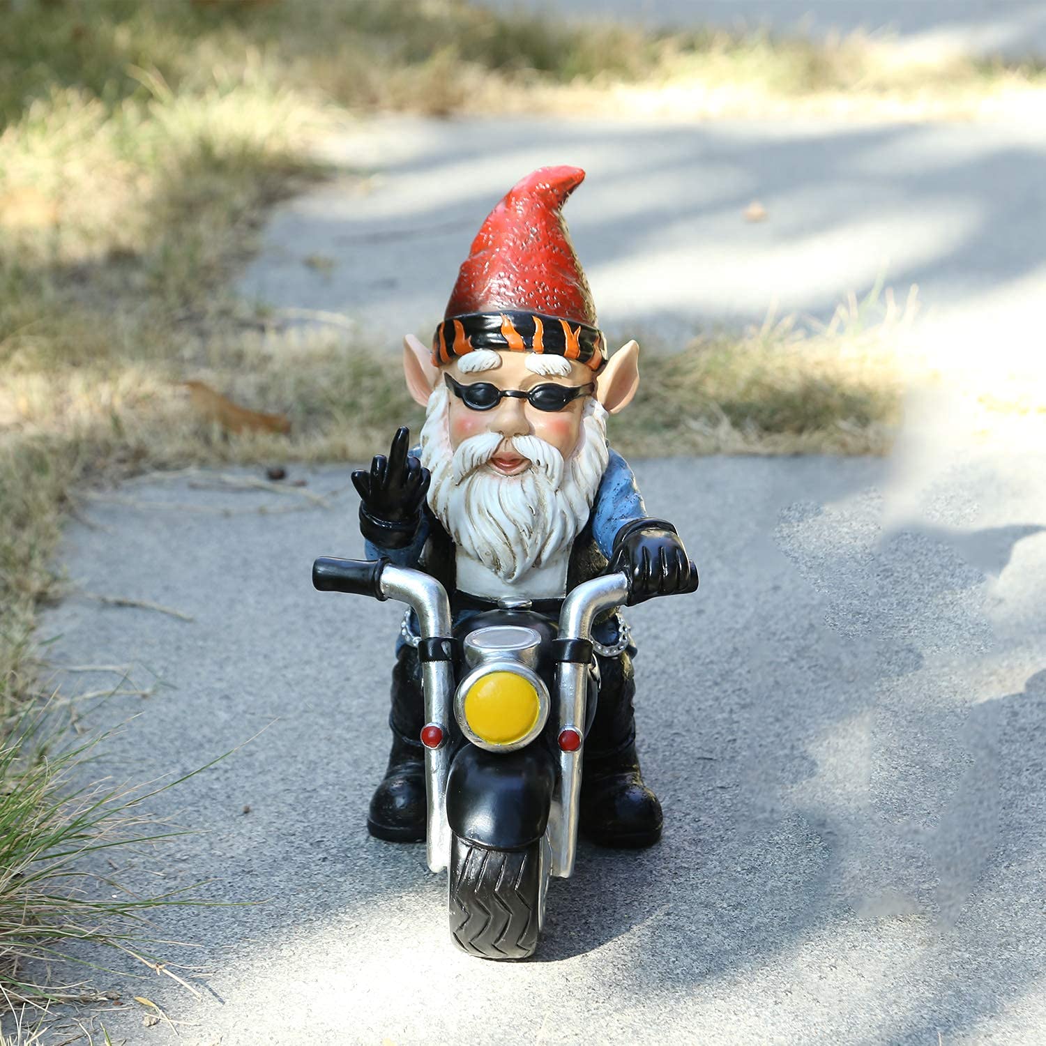 JHWKJS gnome closeup face detail highlighting hand-painted features