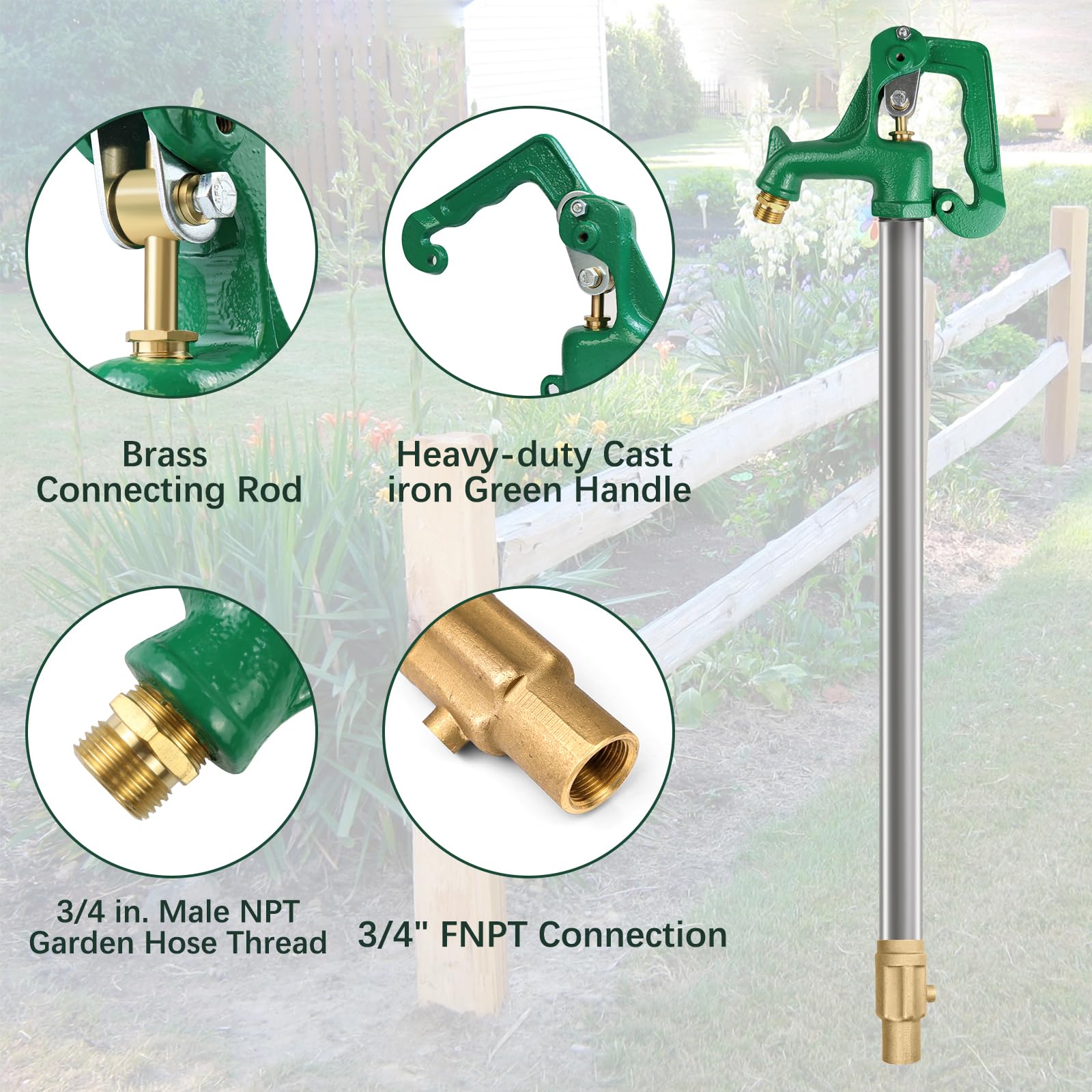 JIANBENKJ brass foot valve closeup showing lead-free potable-water safety