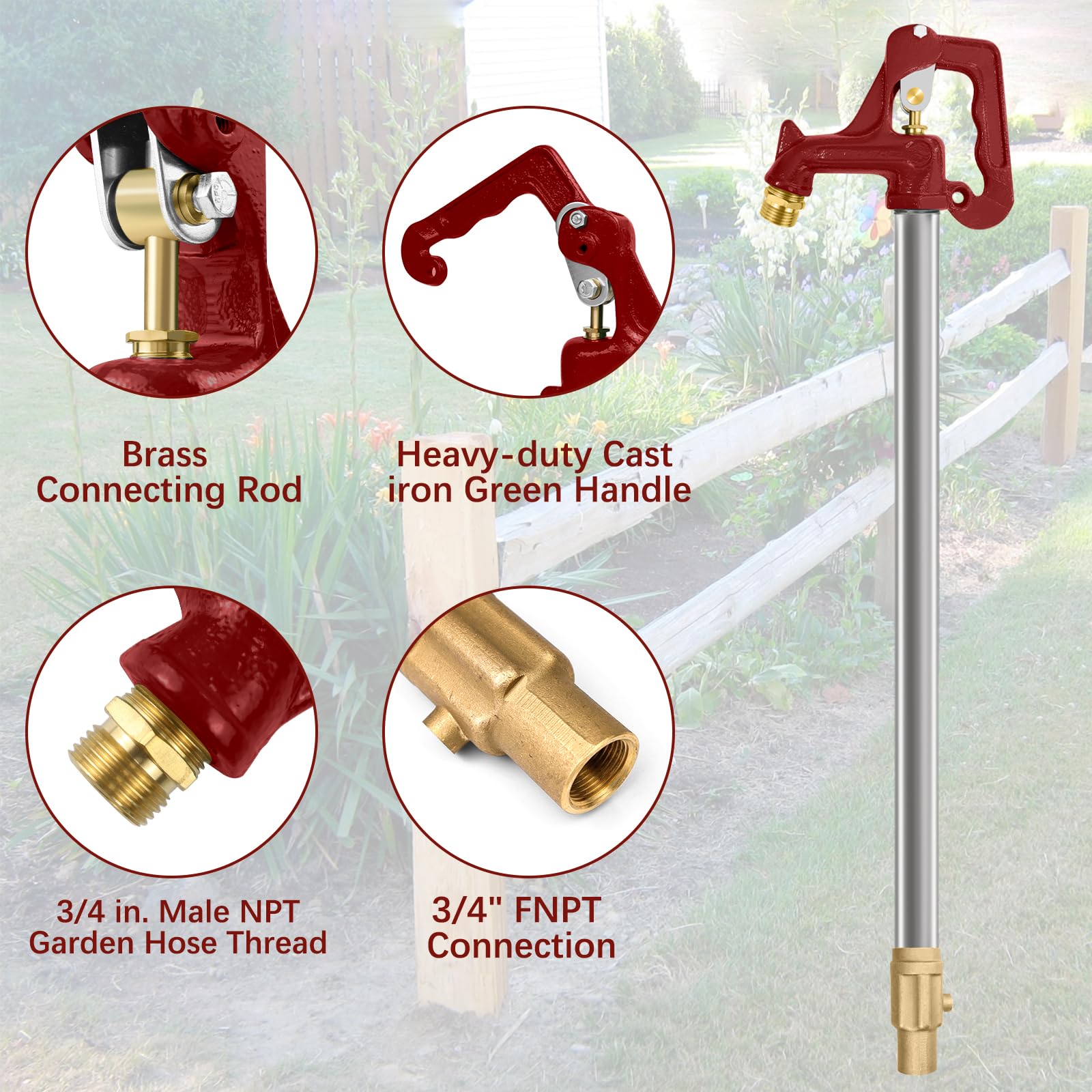 JIANBENKJ solid brass foot valve closeup showing lead-free safety and dependable seal