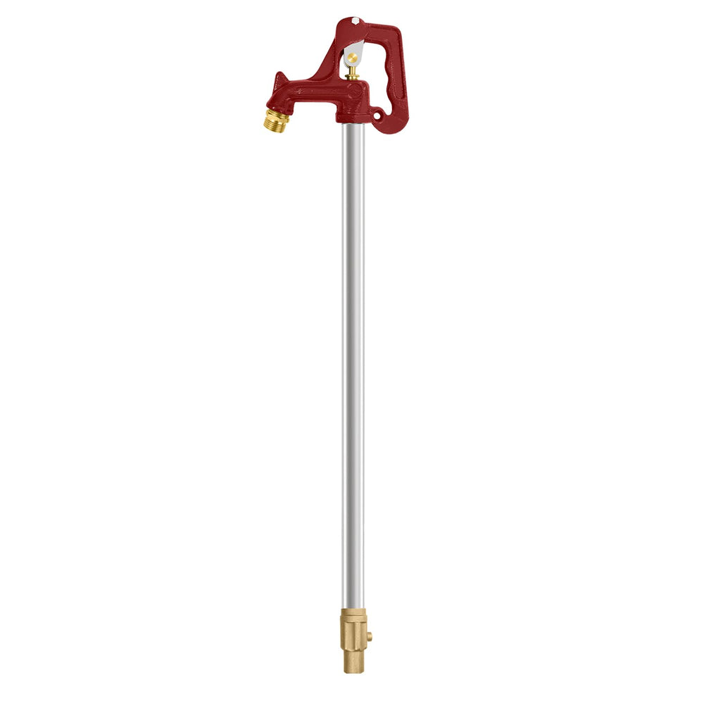 JIANBENKJ front view of frost proof yard hydrant showing sturdy head and riser for reliable winter water