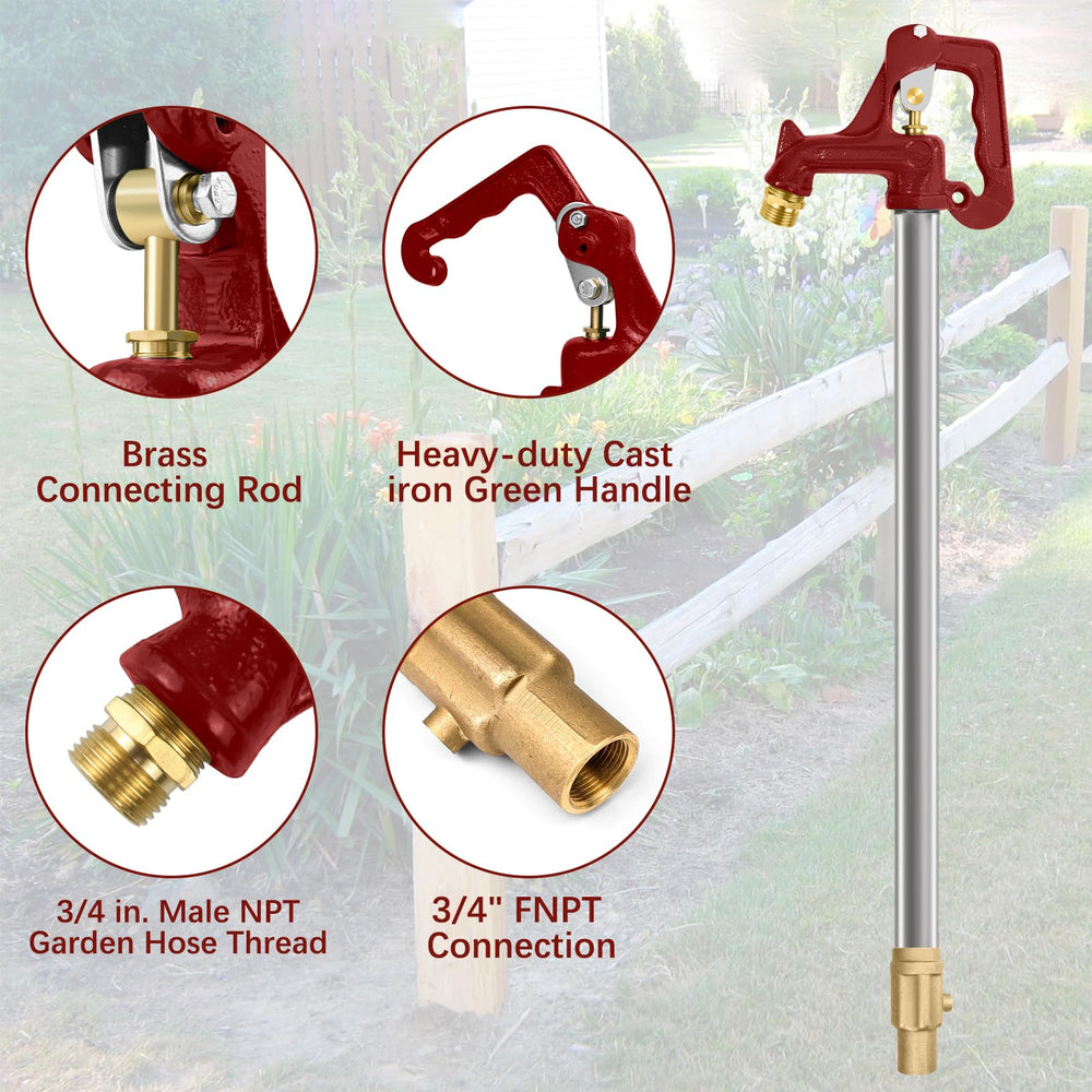 JIANBENKJ lead‑free brass foot valve detail demonstrating safe drinking‑water compatible construction