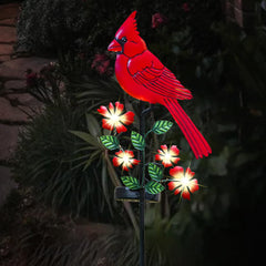 Jiasku cardinal front view showing bright red finish and decorative detail