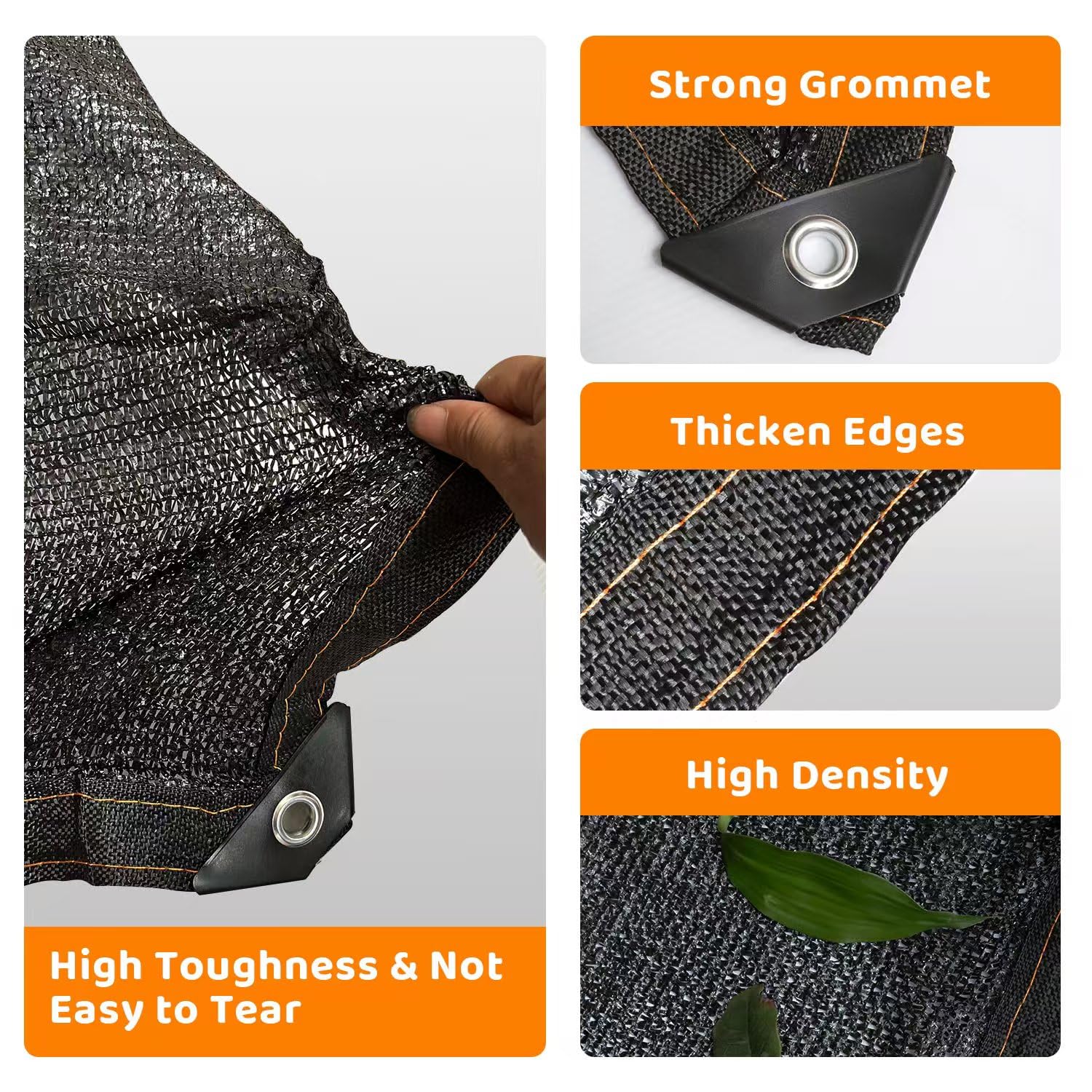 JIAYECHQI grommet and reinforced edge detail enabling secure anchoring