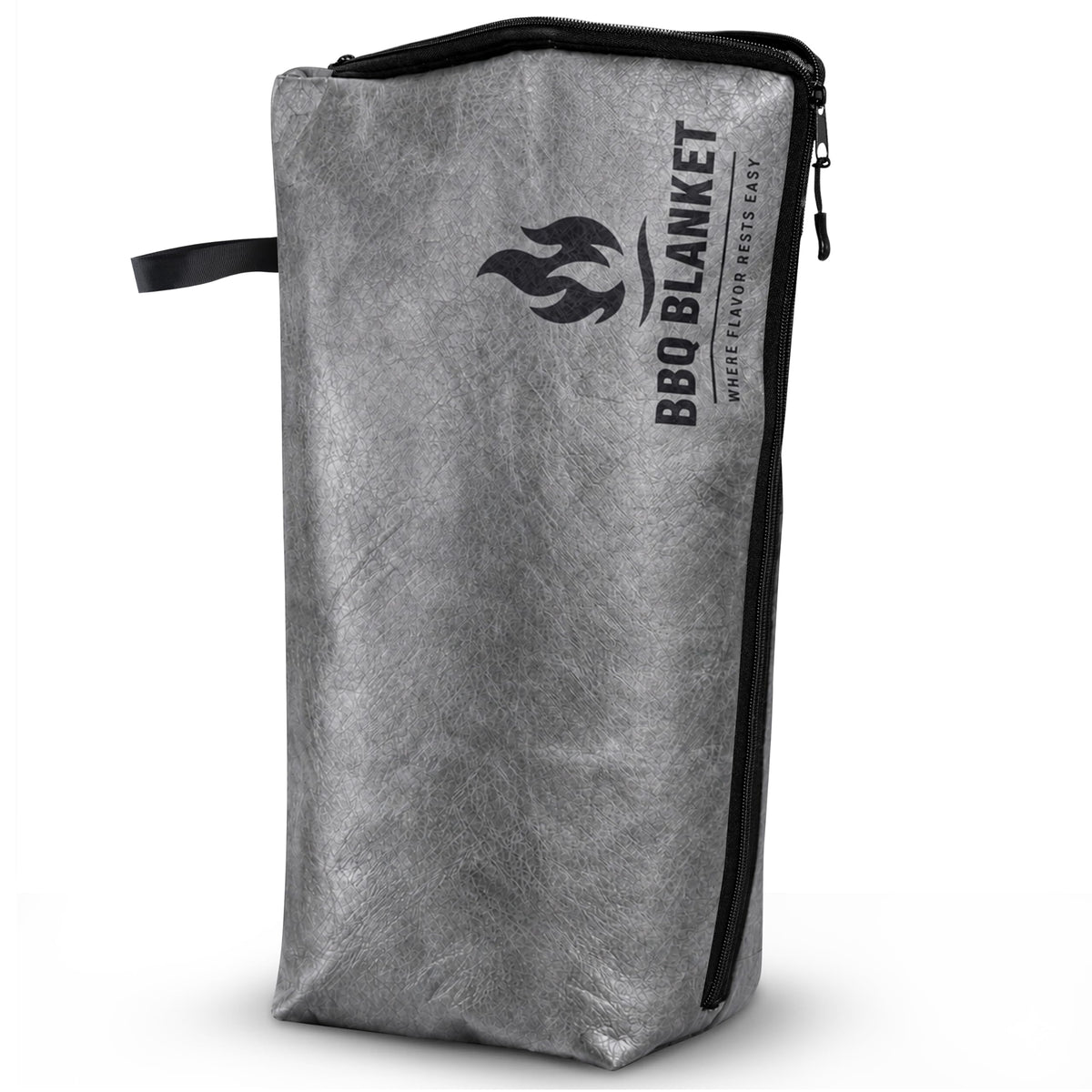 Jibarish front view showing roomy insulated meat bag for easy resting
