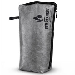 Jibarish front view showing roomy insulated meat bag for easy resting