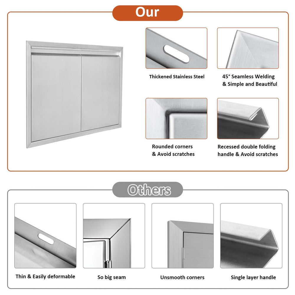 JIE JIN door open revealing storage and easy maintenance access
