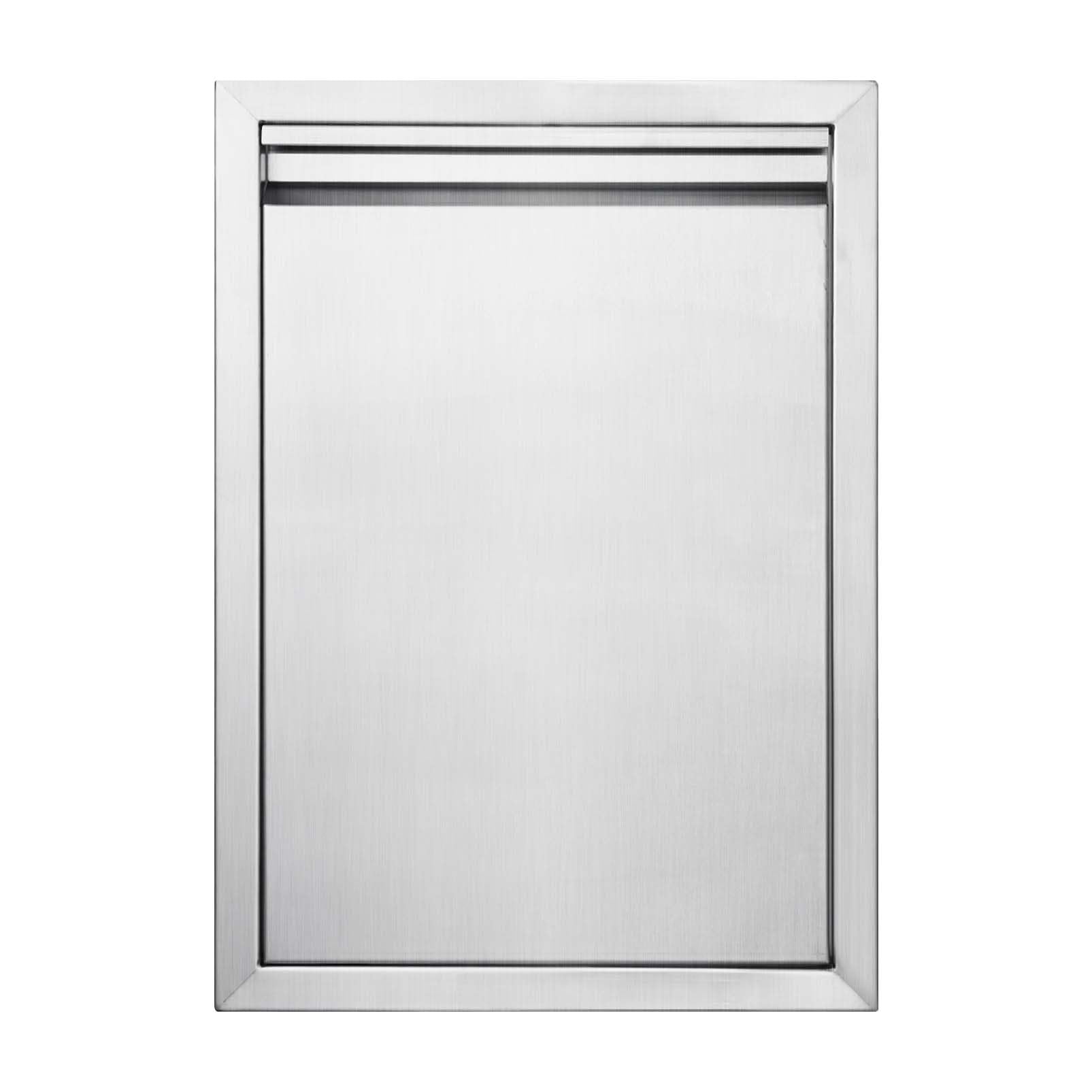 JIE JIN front view access door showing sleek exterior and weatherproof benefit