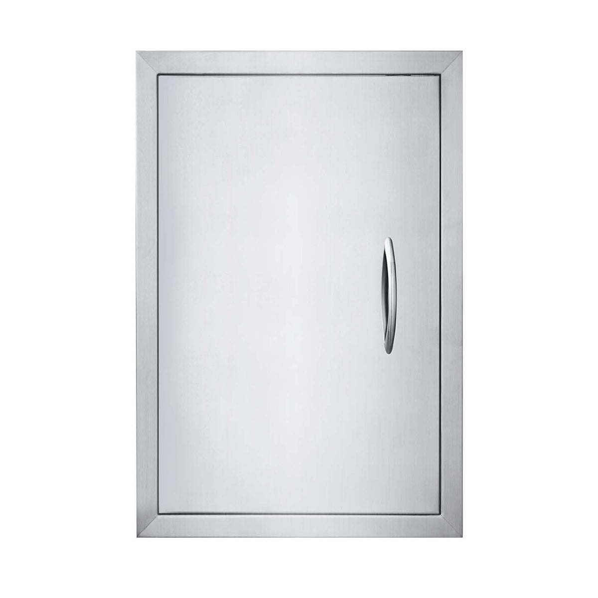 JIE JIN front view of stainless steel access door showing clean modern look and durability