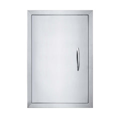 JIE JIN front view of stainless steel access door showing clean modern look and durability