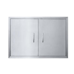 JIE JIN front view double doors showing clean modern access and durable construction