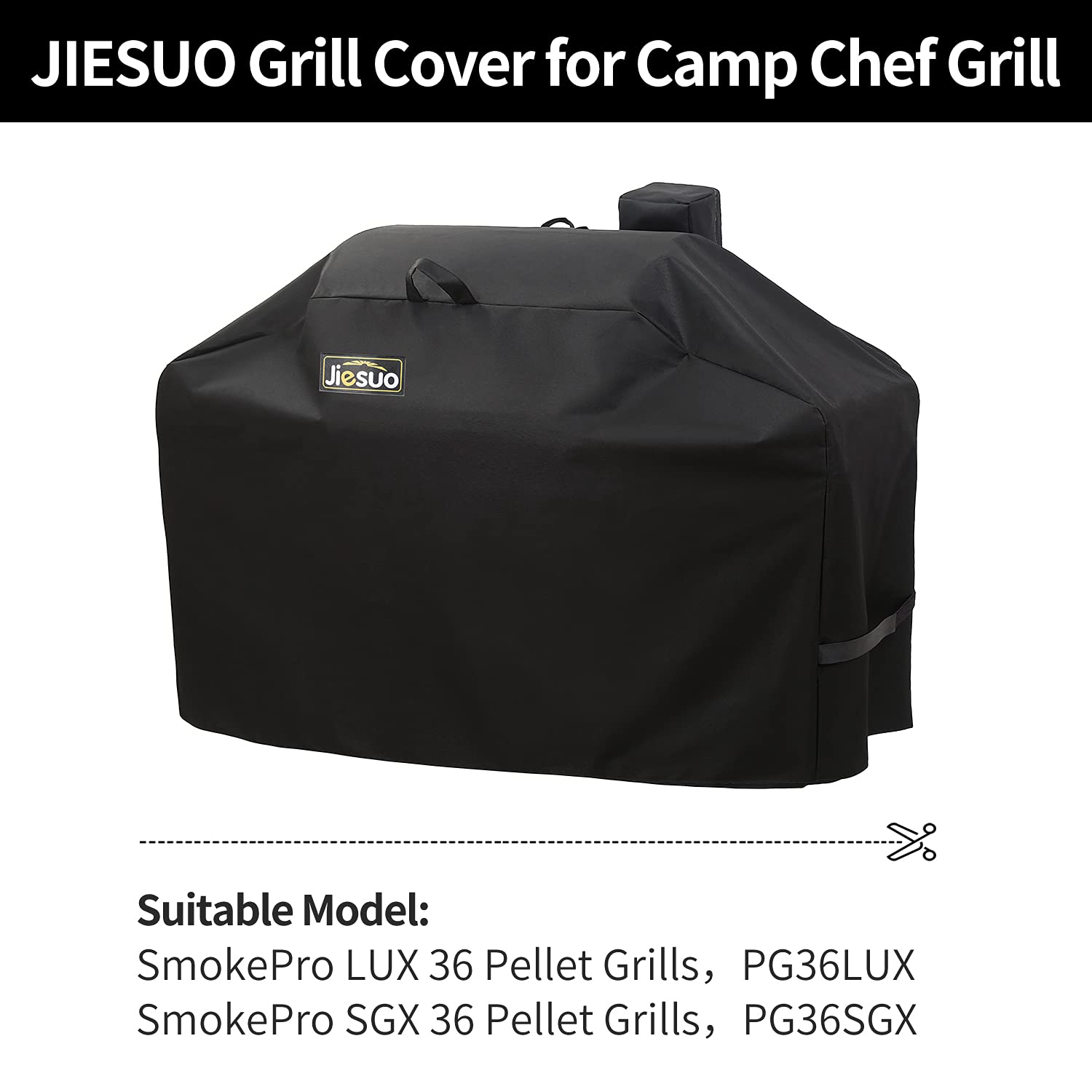 JIESUO close-up showing 600D polyester texture and tear-resistant durability benefit