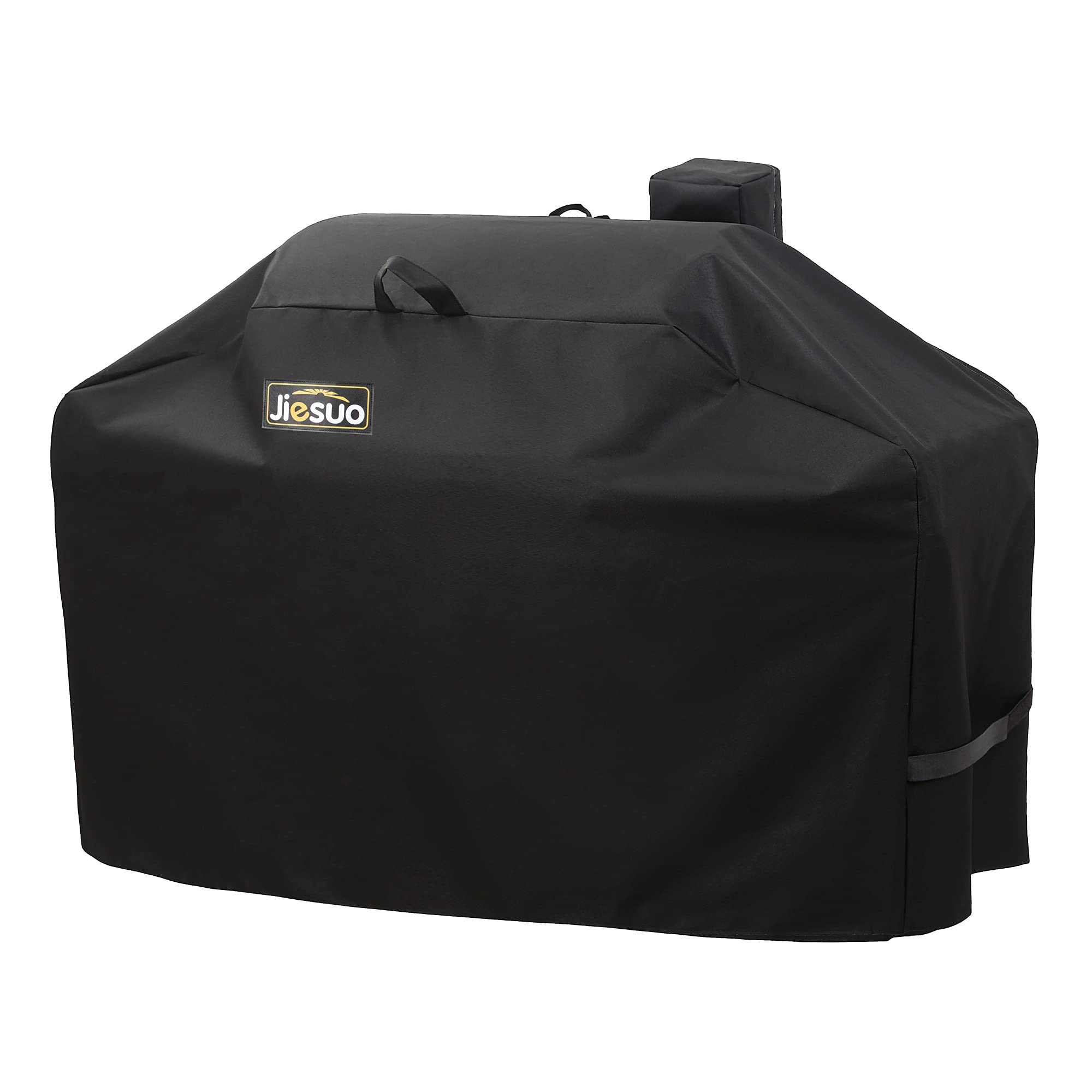 JIESUO front view cover protecting Camp Chef 36 inch grill with neat fit and weather protection