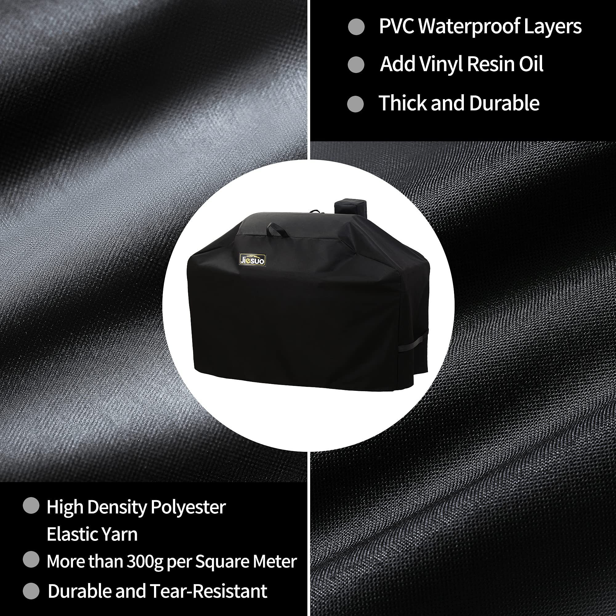 JIESUO top handle and Velcro straps for easy removal and secure wind resistance