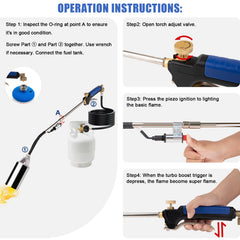 Jiimee hose connection to propane tank demonstrating secure fit and easy setup