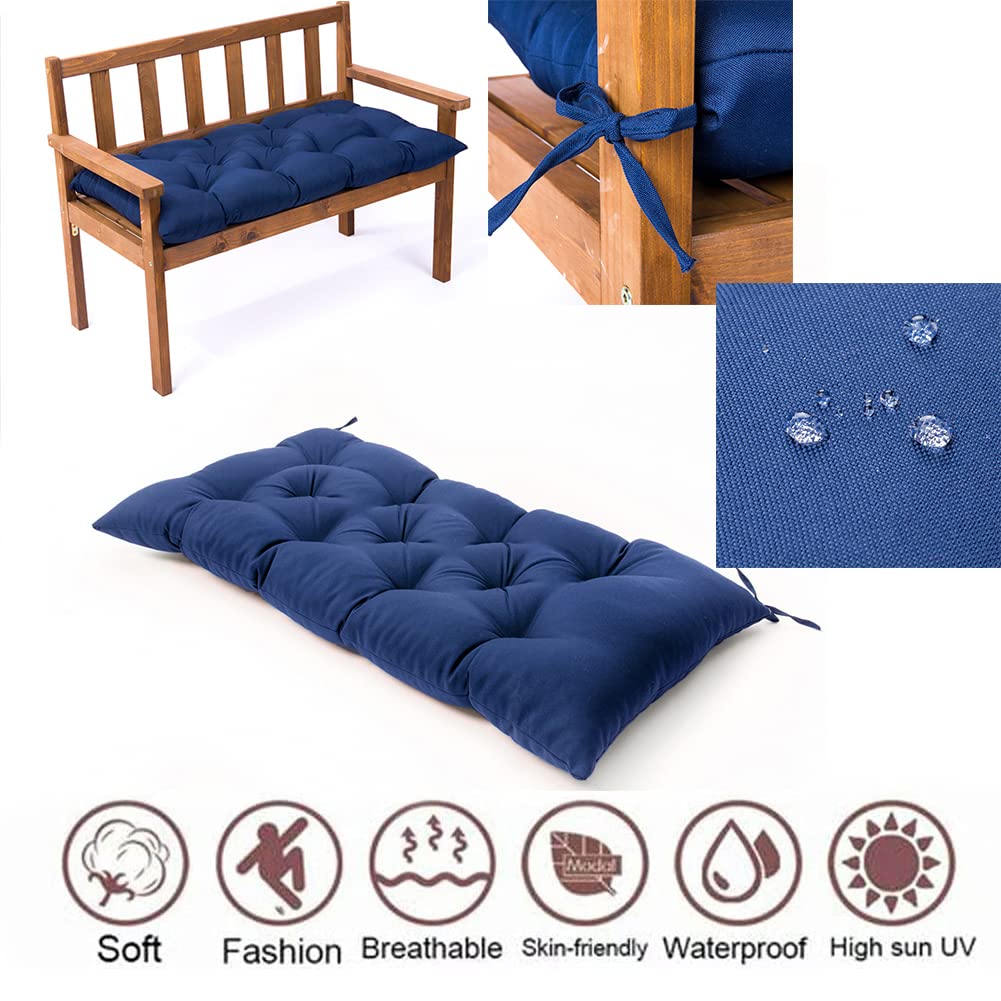 JimysCo cushion beside measuring tape showing 47.2 x 19.7-inch size for proper fit