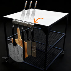 JIN BETTER GRILL PARTS steel frame detail, anti-rust coating for long-lasting strength