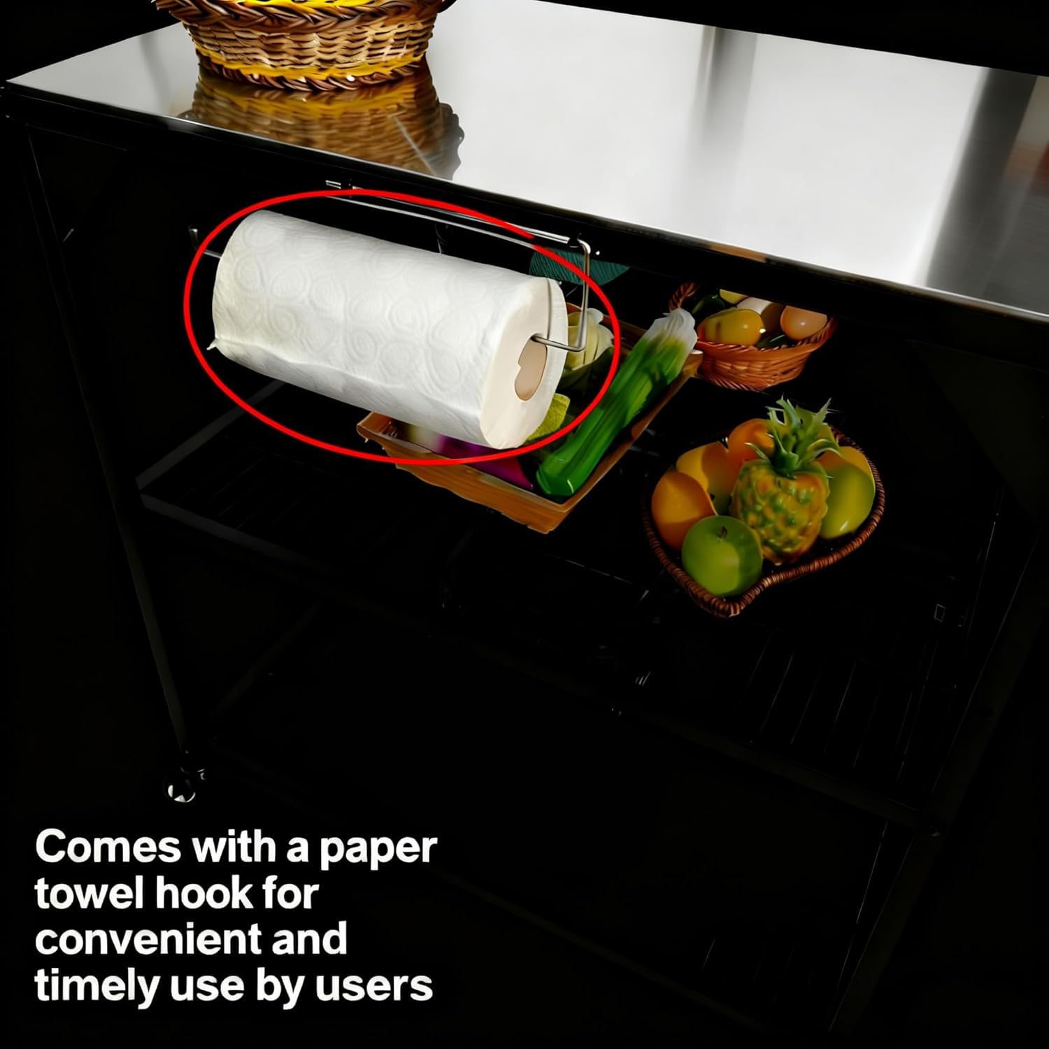 JIN BETTER GRILL PARTS open storage shelves loaded with gear, organized access benefit