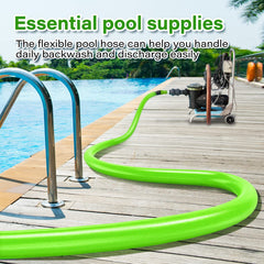 jin&bao lay-flat hose rolled compactly for easy storage and space-saving