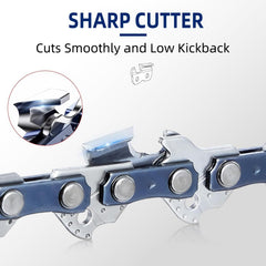 JINFFR chain beside ruler showing 20 inch scale for easy length confirmation