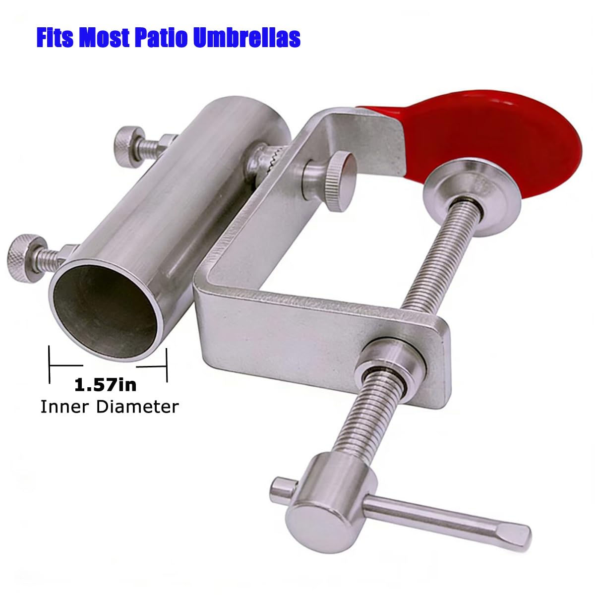 JINHAN clamp attached to boat rail resisting spray and keeping umbrella steady