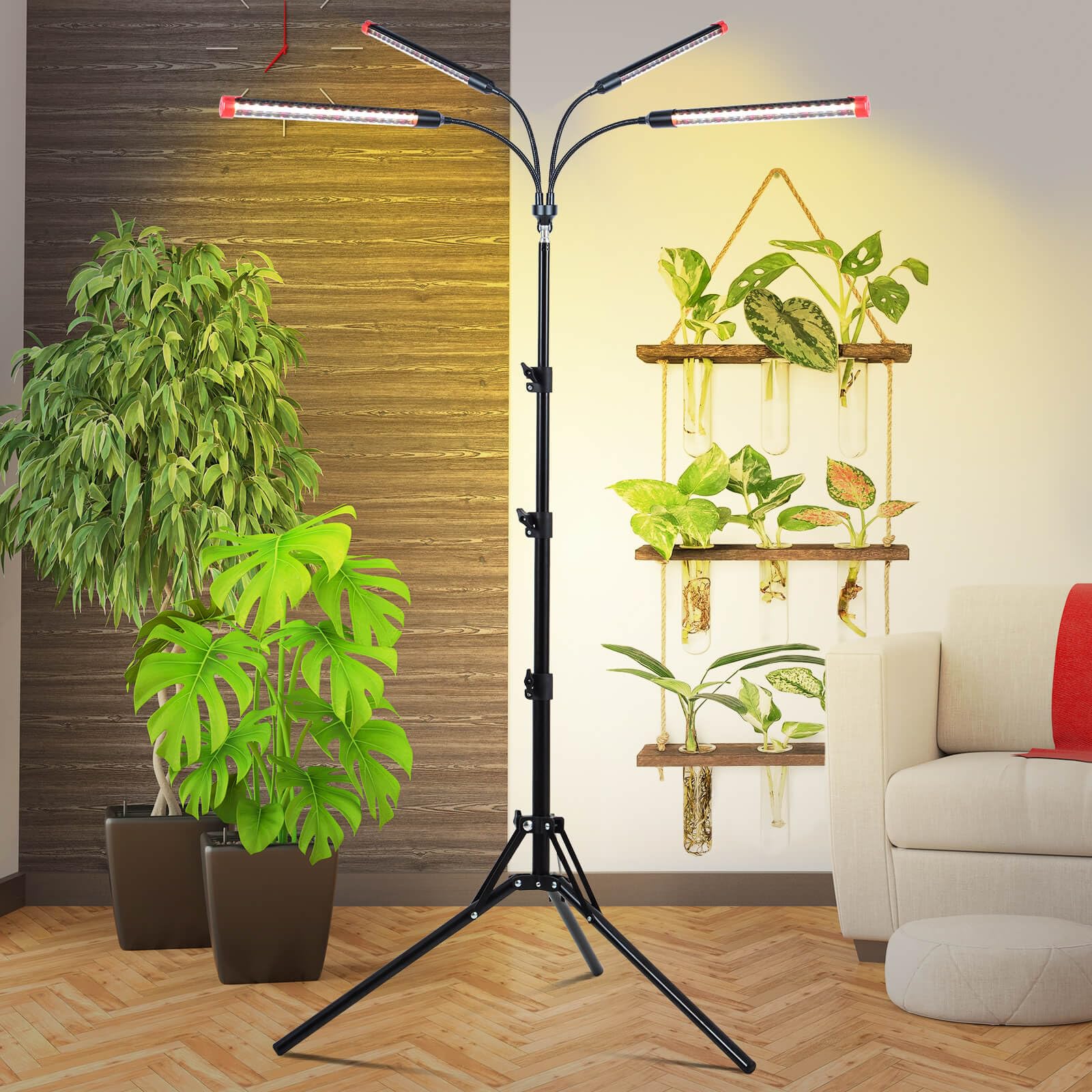 JINHONGTO in indoor garden scene demonstrating even light across plants