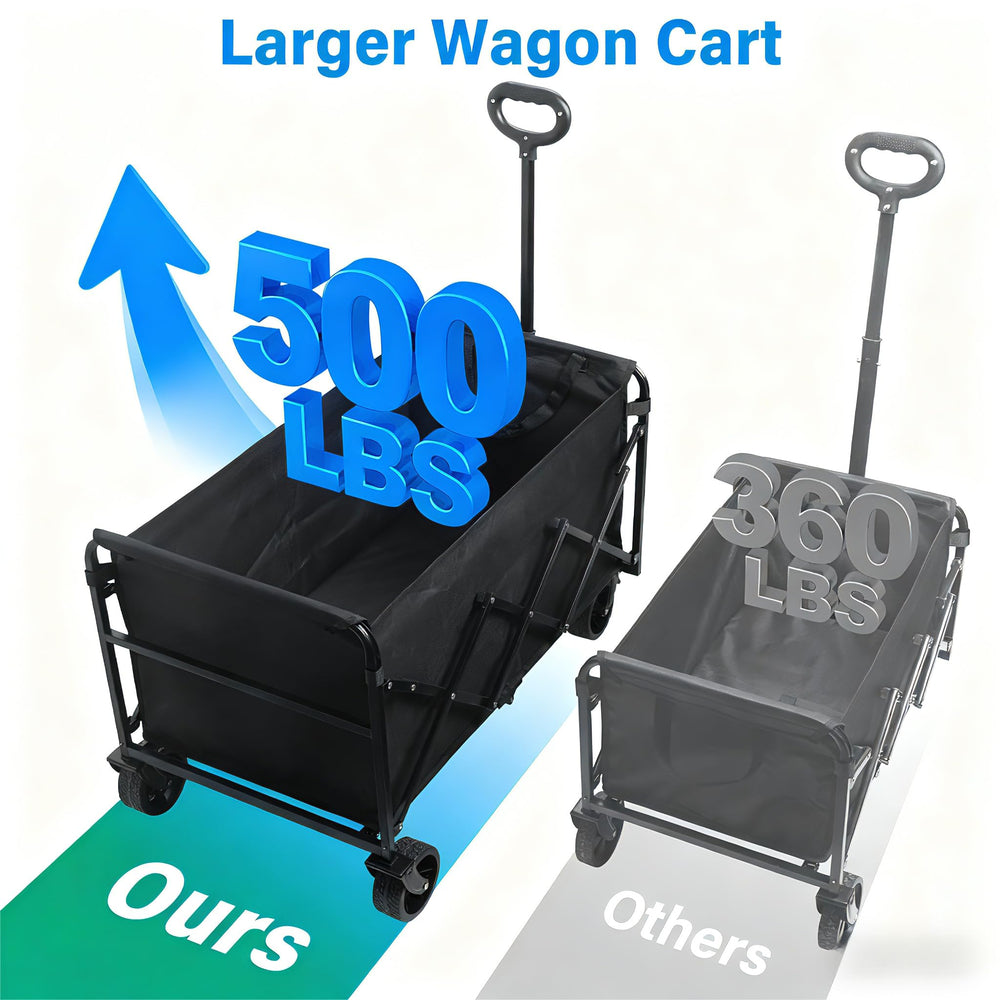 JINIHFW wagon folded compact for easy trunk storage and portability benefit