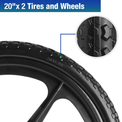 Jinleader close-up of straight-grain tread for improved traction benefit