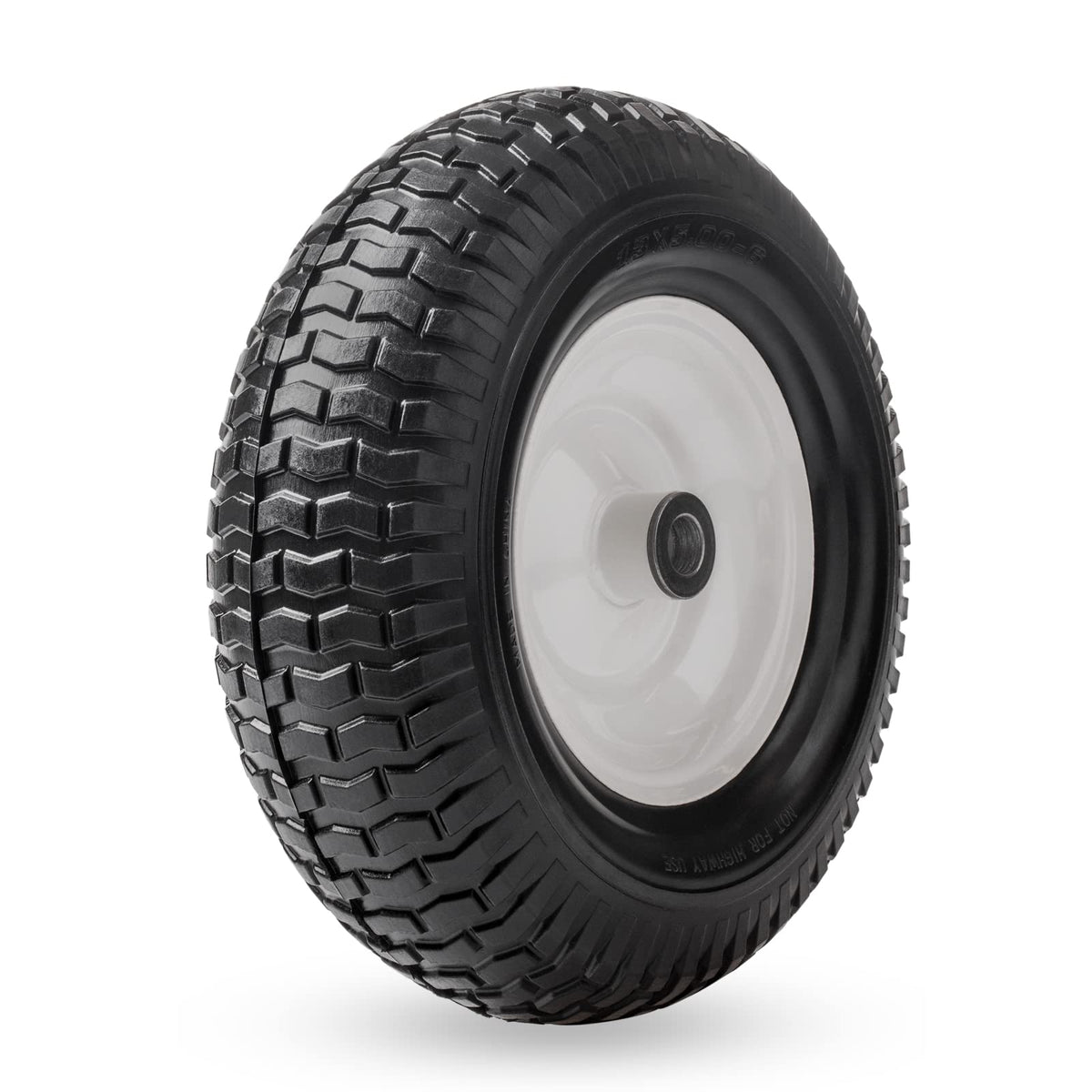 Jinleader front view of 13-inch wheel showing full profile and durability