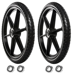 Jinleader front view of 20-inch PU wheel showing fit and design benefits
