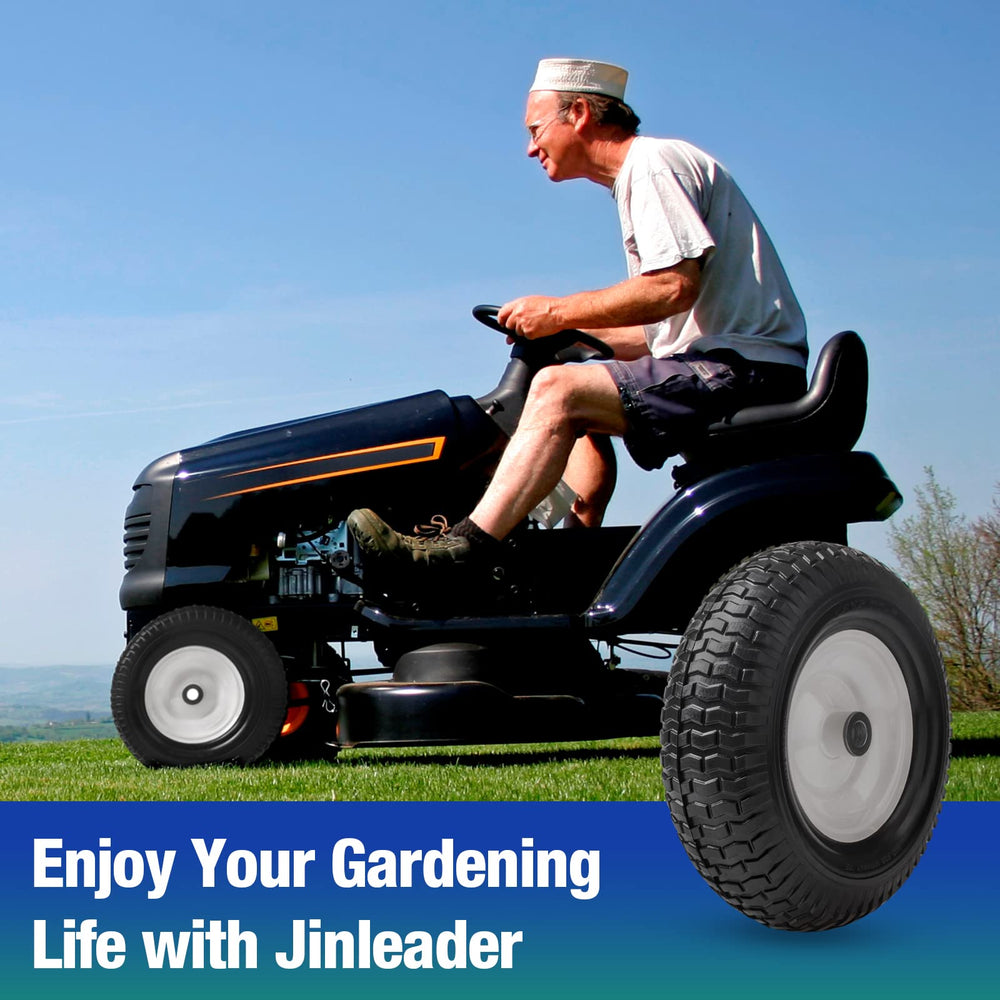 Jinleader outdoor lifestyle shot showing reliable garden and turf use