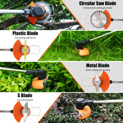 jinniusk closeup of four included blades demonstrating versatile cutting options