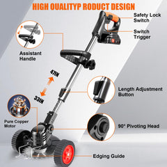 jinniusk wheel and edge mode illustrating straight edging and guided trimming