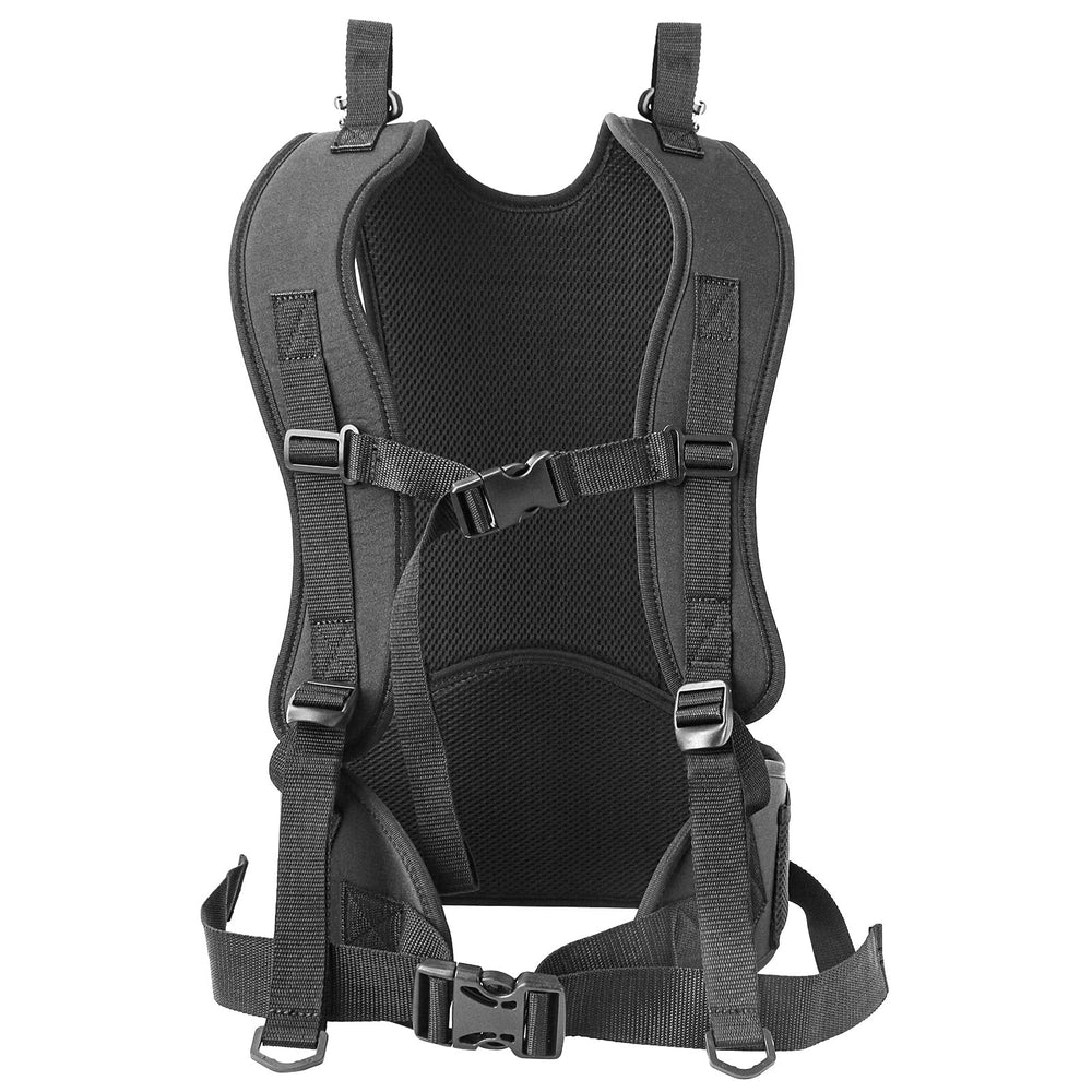 JIOTAR front view of replacement strap harness showing fit and benefit of stable carry