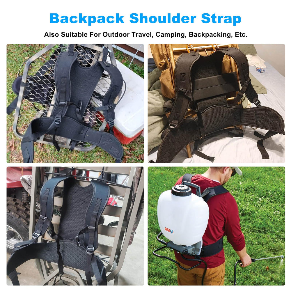 JIOTAR waist belt detail showing lumbar support and weight transfer benefit