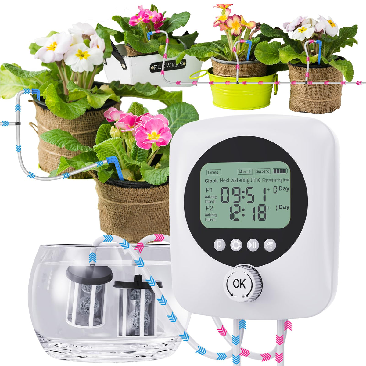 JIRVY front unit with display and controls showing clear scheduling benefits