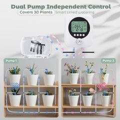 JIRVY tubing and fittings spread out for easy DIY installation and planning