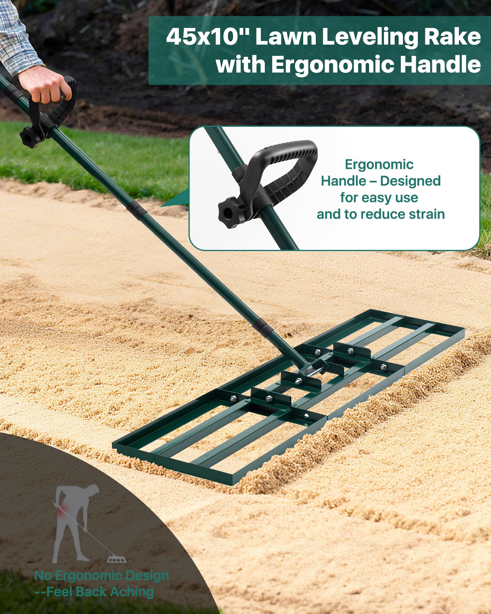 JivaJot handle close-up with anti-slip grip for comfortable control