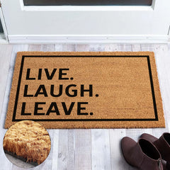 JiXianJu doormat in use on porch showing tidy entrance benefit
