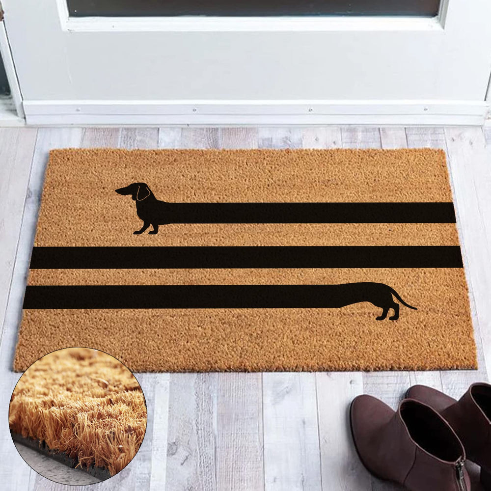 JiXianJu mat in use on porch keeping dirt from entering home