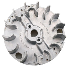 JJing flywheel close-up of keyway and slot for accurate ignition timing