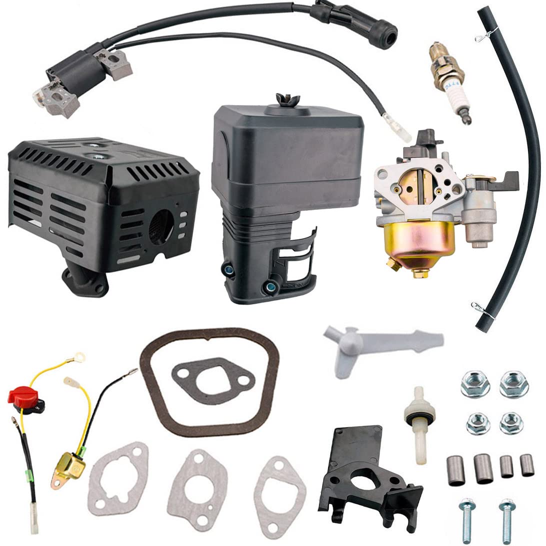 JJing front view of muffler and air filter housing showing fit and noise control benefit
