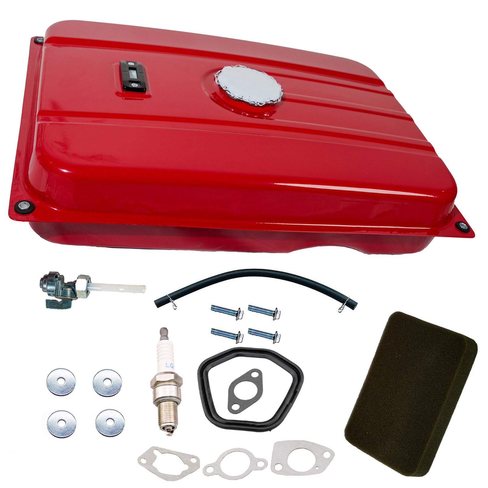 JJing front view of replacement tank showing mounting pattern and benefits