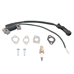 JJing gaskets, dowel pins and bolts spread out for correct sealing and alignment