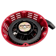 JJing recoil starter assembly showing cord and pulley durability