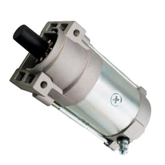 JJing starter installed on mower illustrating fast straightforward swap