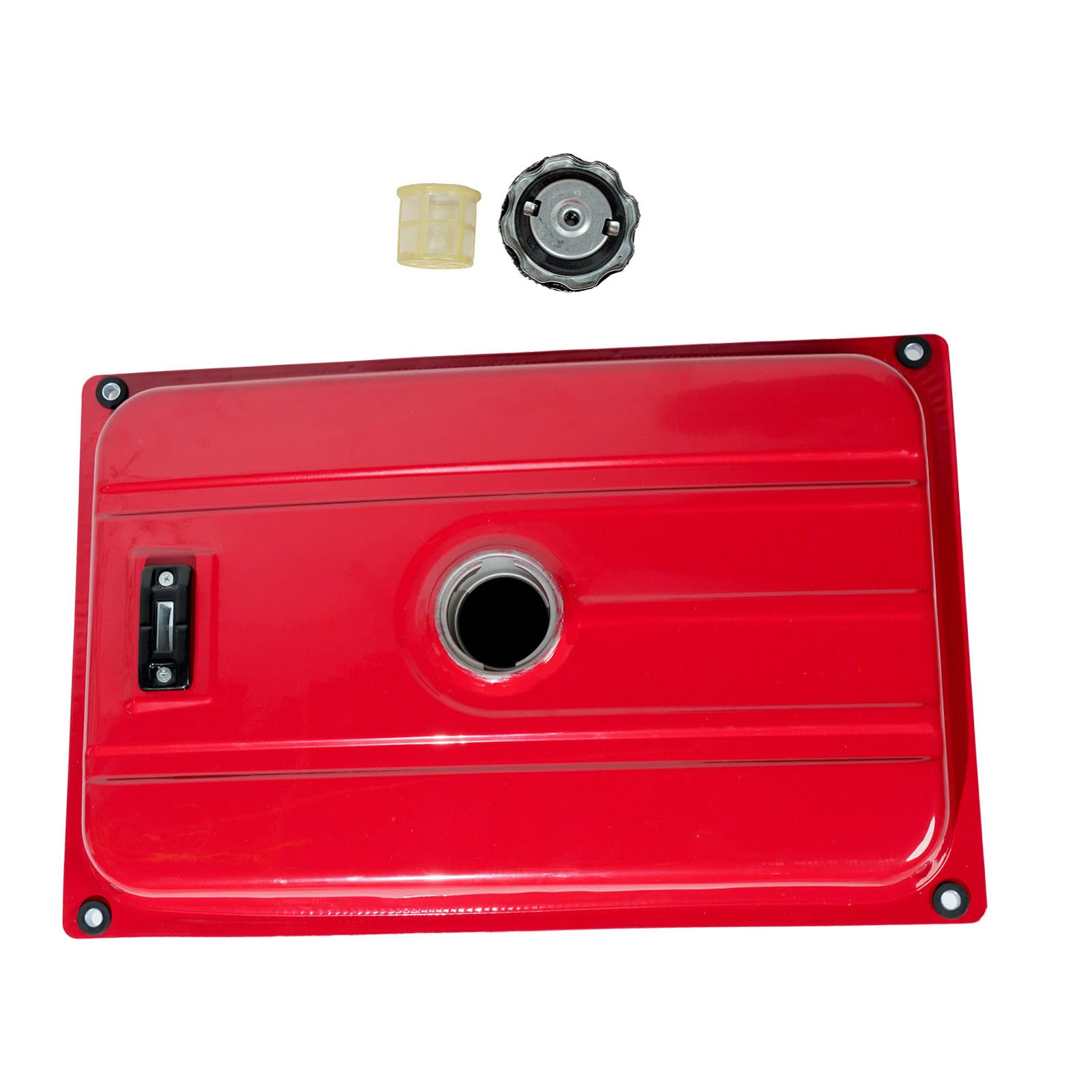 JJing top view showing petrol cap and outlet for secure sealing