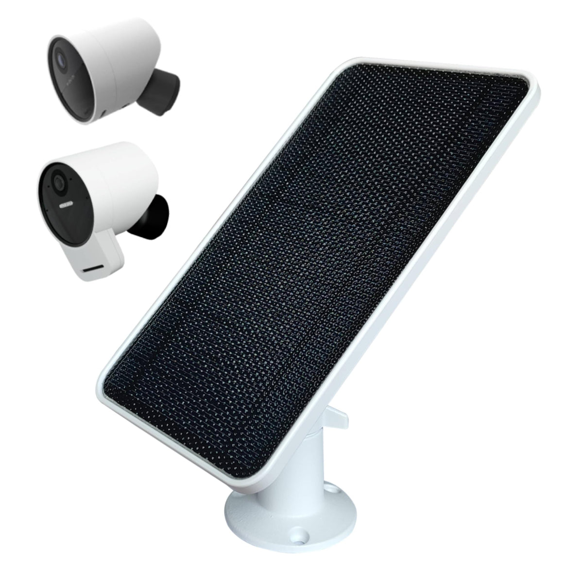 JJMASEE front view of solar panel showing durable frame and sleek finish benefits reliable outdoor power